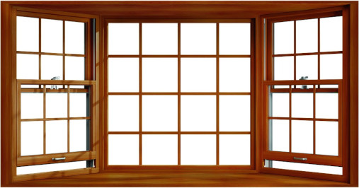 New London Pella Reserve Series Traditional Bay or Bow Window