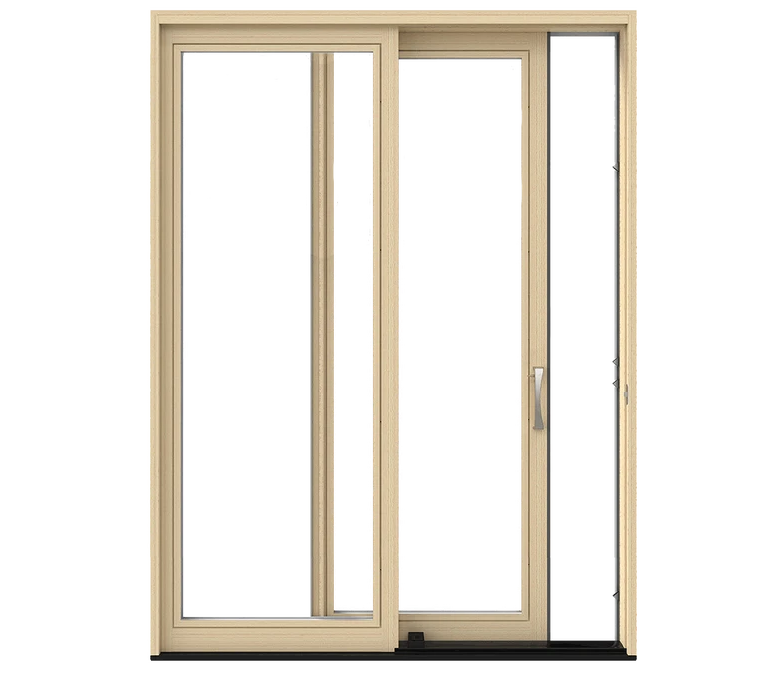 New London Pella Lifestyle Series Wood Sliding Patio Doors