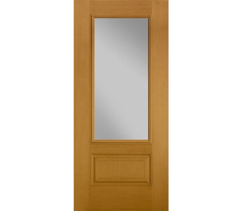 New London Three Quaters light Fiberglass Entry Door